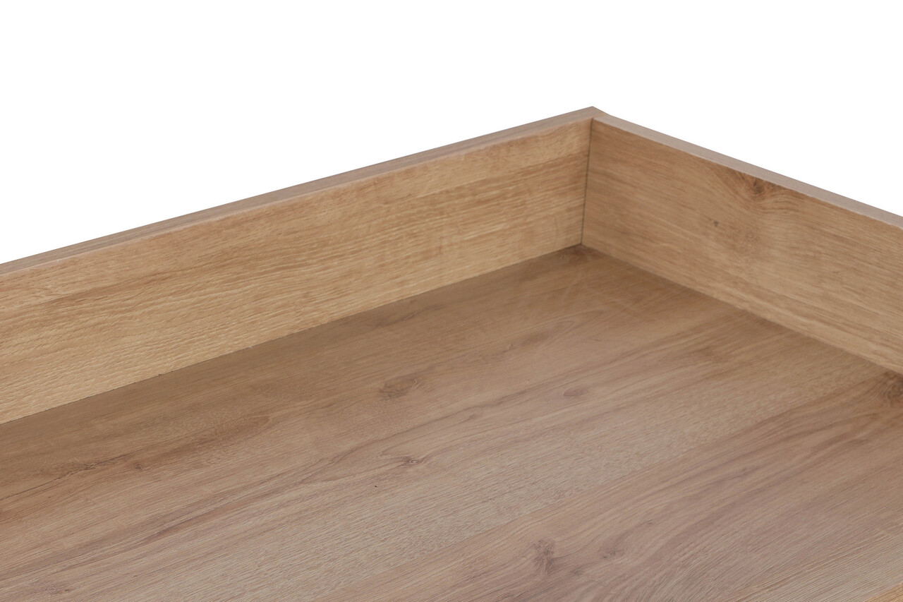 Birou, Mod Design, Miguel, 100x50x89 cm, Stejar / Negru