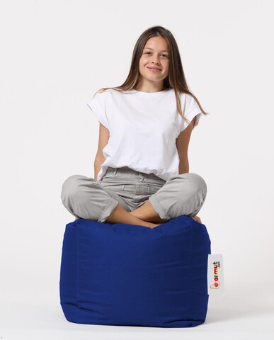 Taburet puf, Square Pouf, Ferndale, 45×45 cm, poliester impermeabil, albastru 45x45 imagine model 2022