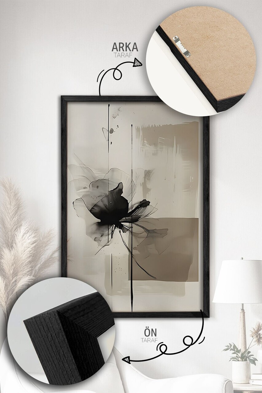 Tablou decorativ, Artvmodel40-Sıyah, MDF, Multicolor — imaginea 2