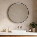 Oglinda decorativa, Hanah Home, Moonlight 90 v2, Gri Mat