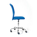Scaun de birou pentru copii Bonnie, Inter Link, 43x42x88-98 cm, rotativ, metal/poliuretan, albastru