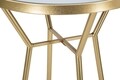 Masuta de bar Circle, Mauro Ferretti, Ø 60x105 cm, fier, auriu
