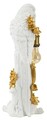 Lampa de masa Parrot, Mauro Ferretti, 1 x E27, 40W, 20x20x50.5 cm, fier/poliester, auriu/alb