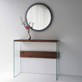 Oglinda decorativa, Neostill, Aqua A346, 65x65 cm, Fumuriu