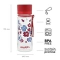 Sticla plastic Aveo, Aladdin, 350 ml, rosu