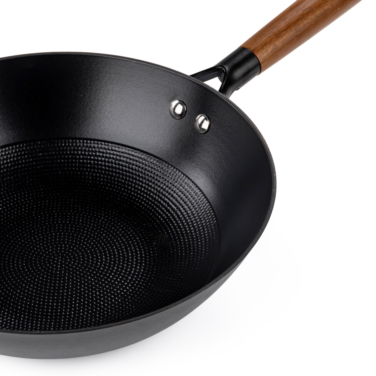 Tigaie Wok, Luigi Ferrero, Tika FR-2855WH, 28x8 cm, fonta - imagine 4