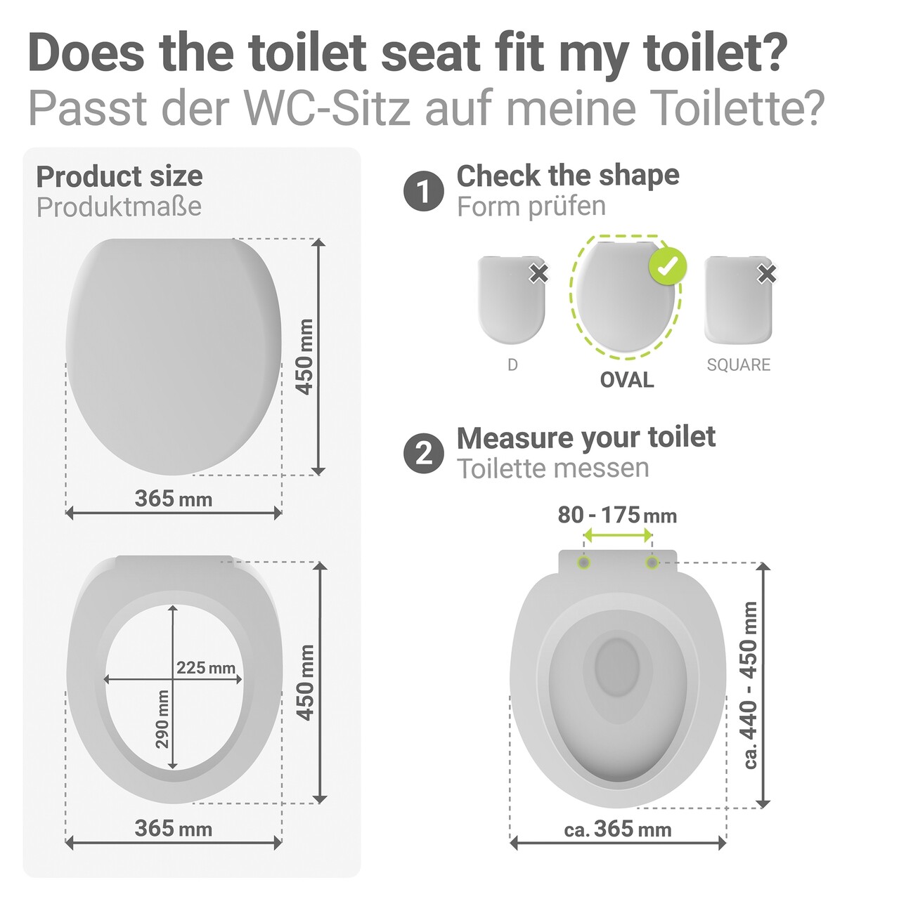 Capac de toaleta cu sistem automat de coborare Corbara, Wenko, 36.5x45 cm, termoplastic/inox, multicolor - view 8