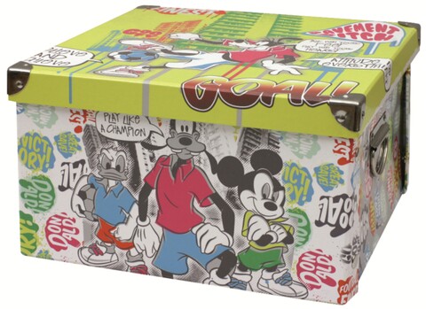 Cutie de depozitare copii mickey mouse, disney, 31.5x31.5x18 cm, carton