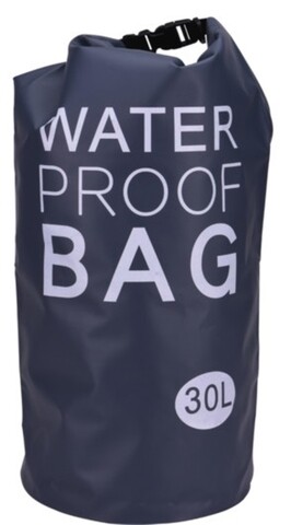 Geanta pentru cumparaturi Waterproof, 30L, 27×61 cm, polivinil, negru