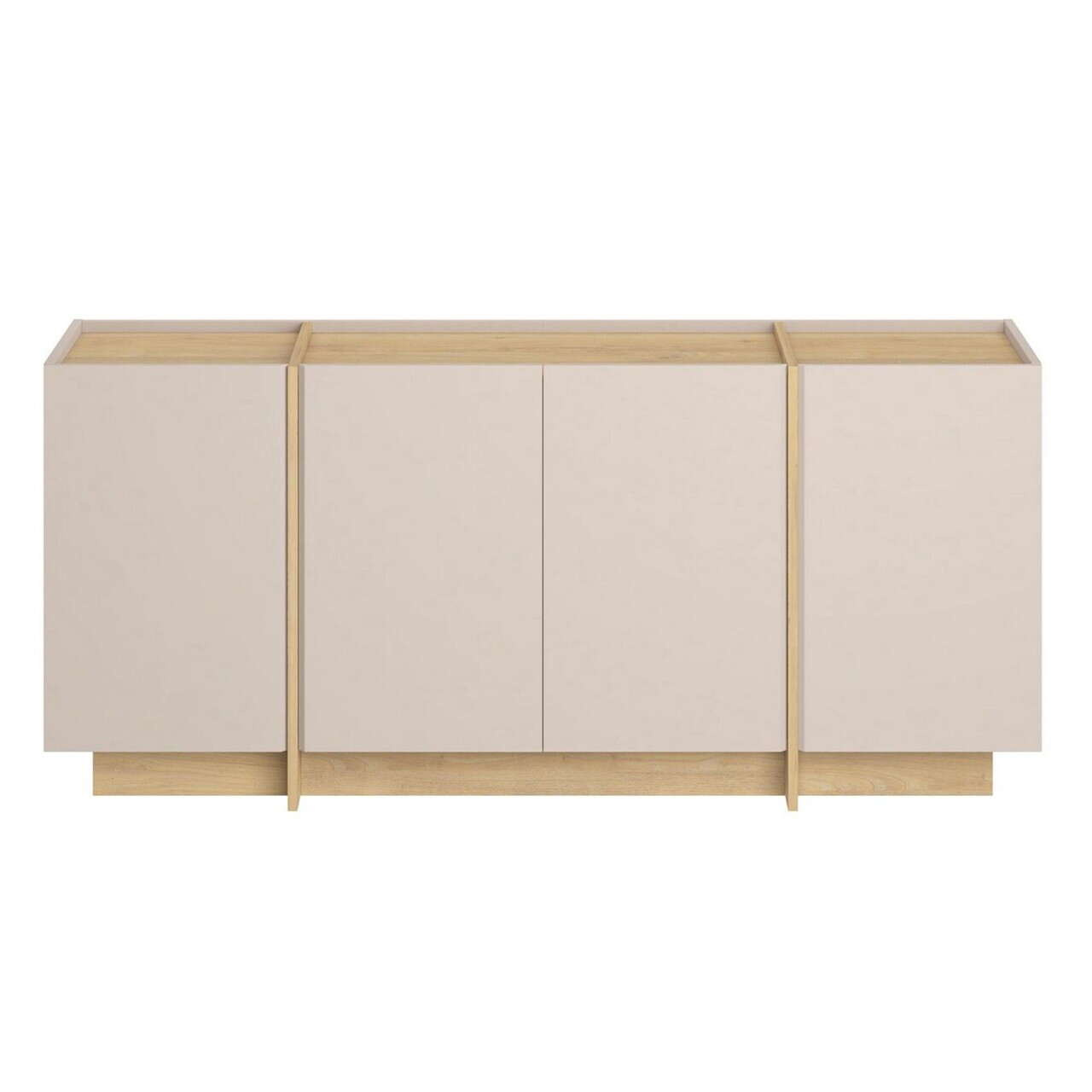 Consola, Nordure, Dorma, 180x80x45 cm, PAL, Nurcă / Stejar Safir — imaginea 7