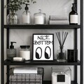Tablou decorativ, Nice Bottom, Dimensiune: 20 x 25 cm, Alb/Negru