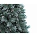 Brad de Craciun Frosted Norwich pine, Decoris, H180 cm, verde/alb