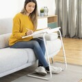 Masuta laterala pentru mic dejun / laptop, InnovaGoods, pliabila, reglabila,  53x39x70 cm