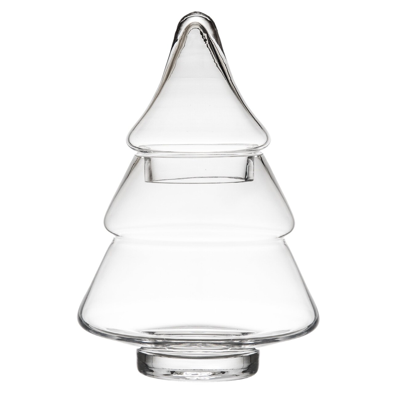 Recipient cu capac pentru biscuiti Tinsel, Homla, 25x39 cm, sticla, transparent — imaginea 4