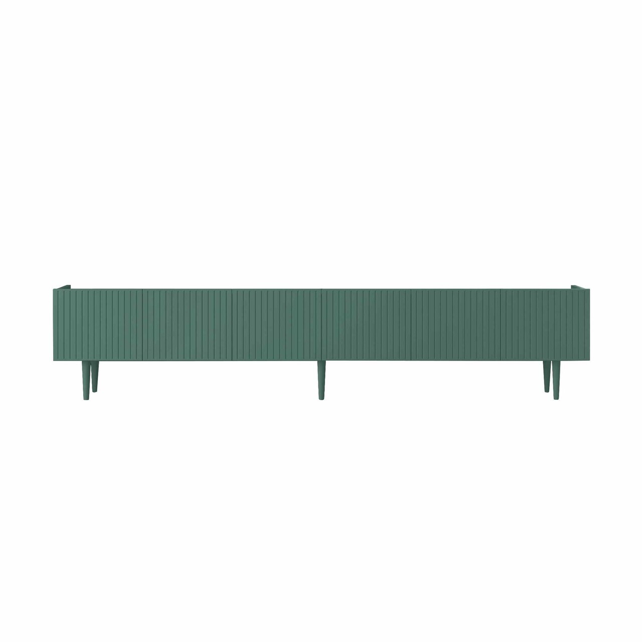 Comoda TV, Hanah Home, Capella 240, 240x50x29 cm, MDF, Verde - view 4