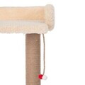 Zgarietor pentru pisici, Paws & Whiskers, Platform, Crem