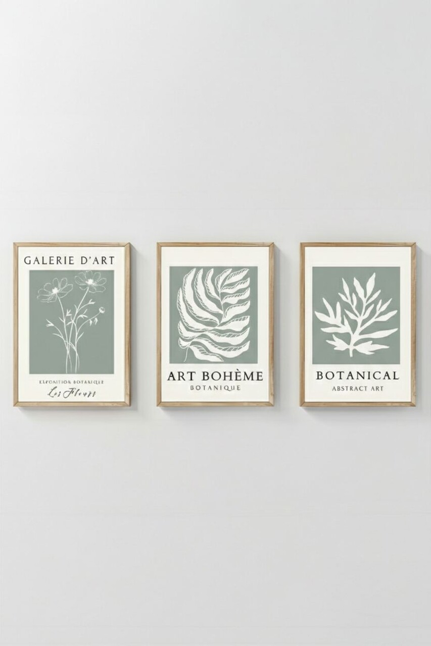Set 3 tablouri decorative, Artvmodel24-Ahsap, Vopsea: 100% MDF (grosime: 2,7 mm), Multicolor - view 3