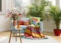 Patura, Biederlack, Bright Bouquet Color Blocking, 130 x 180 cm, 100% bumbac, multicolor