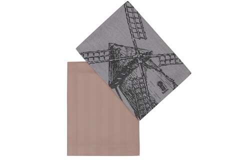 Set 2 prosoape de bucatarie nelly, hobby, 50x70 cm, bumbac, bej