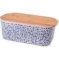 Cutie pentru paine Points, 41x20x15 cm, melamina, albastru
