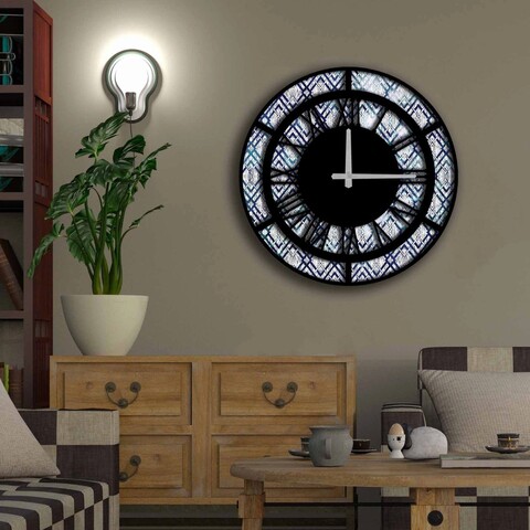 Ceas de perete, 5050ms-071, mdf, ø50 cm, multicolor