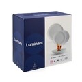 Serviciu de masa 18 piese, Luminarc, Diwali Granit, sticla, gri