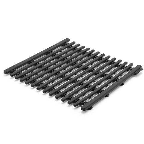 Covoras protectie chiuveta, Brabantia, SinkSide, 30x30x1.5 cm, silicon, gri inchis