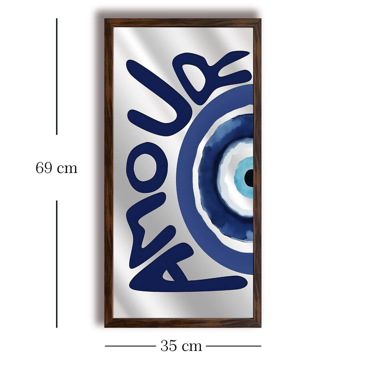 Tablou decorativ, Ahsalct-023, Cadru: 100% PVC (Grosime: 2 cm), Multicolor — imaginea 4