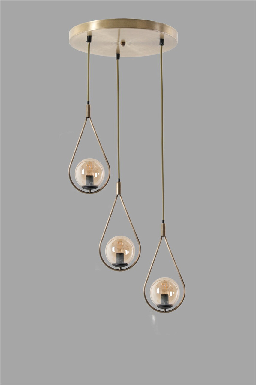 Lustra, Stala, 846STL2854, Metal, Cupru - 2 | YEO