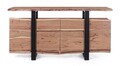 Bufet inferior Artur, Bizzotto, 175x45x90 cm, lemn de salcam/otel