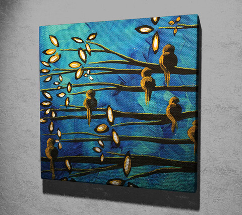 Tablou decorativ, kc080, canvas, dimensiune: 45 x 45 cm, multicolor