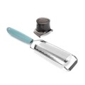 Razatoare cu suport protectie degete, Luigi Ferrero Norsk FR-1747, inox, taiere fina