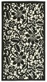 Covor Draco, Decorino, 60x110 cm, polipropilena, negru/alb