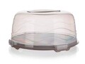 Suport portabil pentru prajituri, Culinaria, Banquet, 33.5x16 cm, plastic, maro