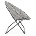 Scaun pentru gradina, Rock Poly, Bizzotto, pliabil, 65x75x80 cm, otel/poliester