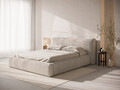 Tablie de pat 180 cm, Micadoni Home, Olivia-201, tesatura structurata chenille, bej melange