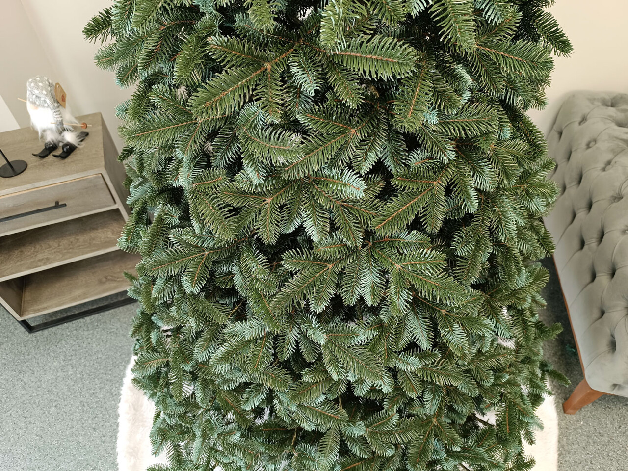 Brad artificial Christmas Deluxe by Sersimo, Canada argintiu, 3D, 210cm - view 20