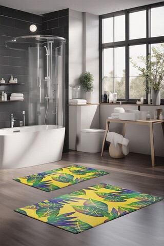 Set covorase de baie, Cartwright, CT-5316, Poliester, Multicolor