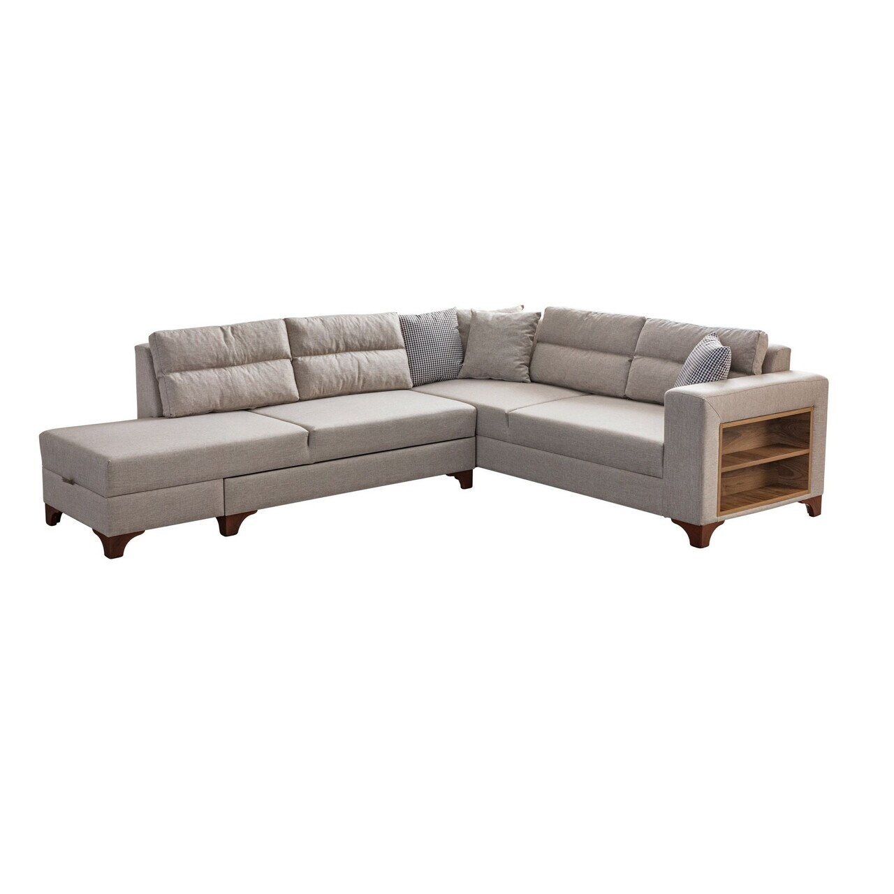 Coltar, Atelier del Sofa, 752EST1388, Lemn de carpen/PAL melaminat, Crem - view 8