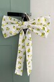 Ornament de ușă, Door Bow-9, 35x45x4 cm, Material: 80% BUMBAC/20% POLIESTER, Galben/Alb