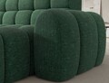Coltar extensibil dreapta 3 locuri ELTAP, Ceedro, 283x165x98 cm, lemn/poliester, verde inchis