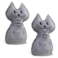 Dezumidificator Cat, Wenko, 12x13x27 cm, poliester, gri