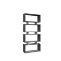 Corp biblioteca, Colman, Langdon, 72.5x25x161 cm, PAL, Antracit/Alb