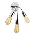 Aplica de perete Harput N-1335, Noor, 22 x 28 cm, 3 x E27, 100W, crom