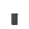 Cos de gunoi, Brabantia, Bo Small, 4 L, 17.2x20x27.2 cm, otel, gri inchis