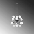 Lustra, Fulgor, 942FLG1272, Metal, Negru