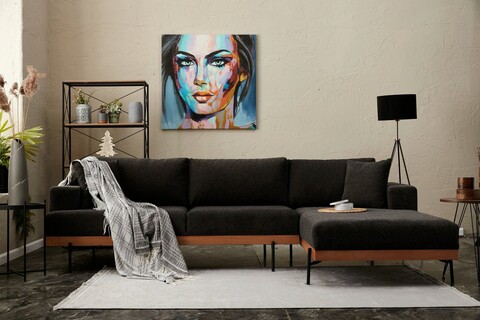 Coltar, balcab home, 825blc2814, lemn de fag, antracit / negru