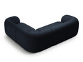 Coltar dreapta 4 locuri, Kate, Micadoni, 252x220x76 cm, tesatura boucle, albastru inchis