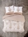 Lenjerie de pat dubla, 4 piese, 100% bumbac ranforce, Cotton Box, Tamara