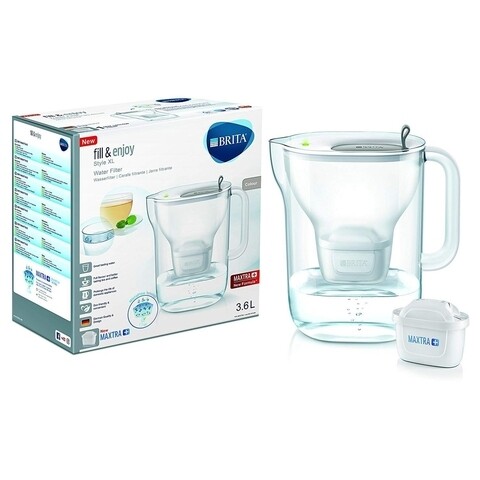 Cana filtranta brita, fill   enjoy, style xl, 3.6 l, maxtra+, gri